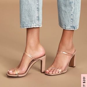 Steven by Steve Madden Clear Heel